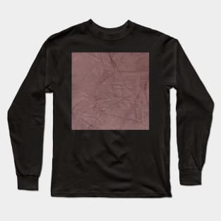 Purple leather texture closeup Long Sleeve T-Shirt